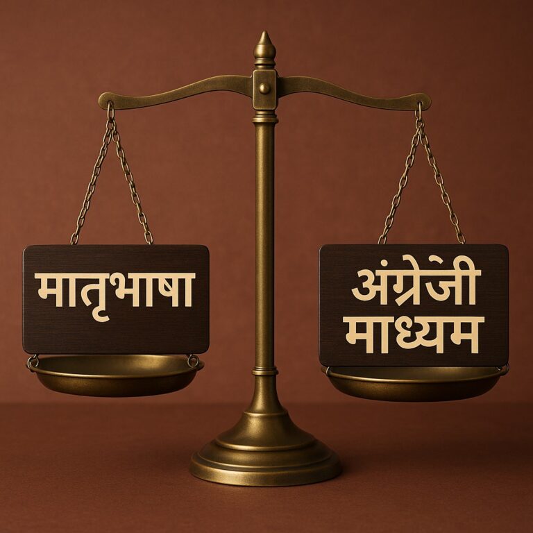 शिक्षा में मातृभाषा बनाम अंग्रेजी माध्यम: कौन है बेहतर विकल्प?”
